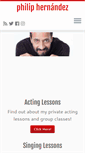 Mobile Screenshot of philiphernandez.net