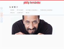 Tablet Screenshot of philiphernandez.net